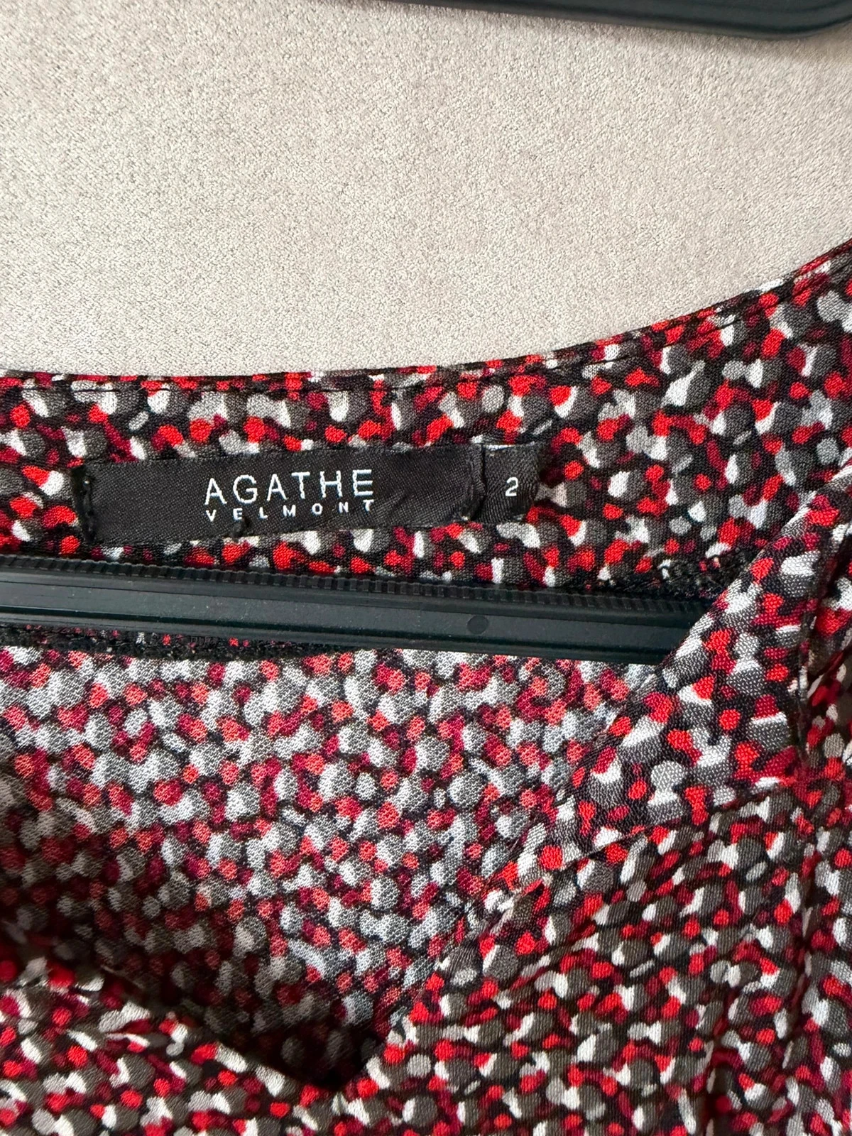 Agathe Velmont patterned dress size 2 – photo 2